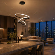 Lampadario a sospensione a LED RICCI 81W, 3 Cerchi, Luce Fredda/Calda/Neutra, Nero, Altezza regolabile - 10_LL104-3BK.png