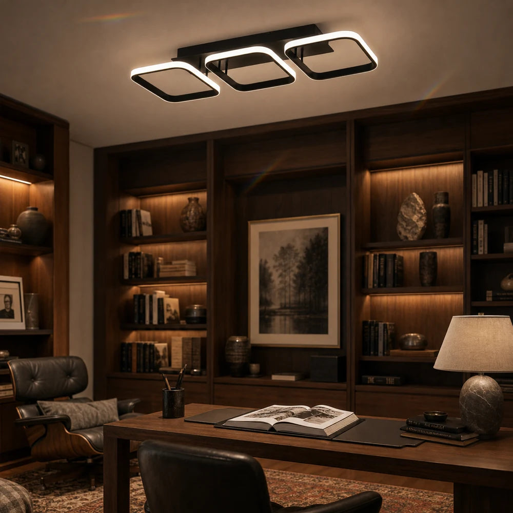 Lampadario LED VERTEX 34W, 3 quadrati, Lineare, Luce fredda/calda/neutra, Nero - 10_LL770-3BK.png