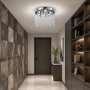 Lampadario LED in cristallo LLC210/400CH Rotondo, 22 W, Luce fredda/calda/neutra, Cristallo, Cromo lucido - 10_LLC210-400CH.png