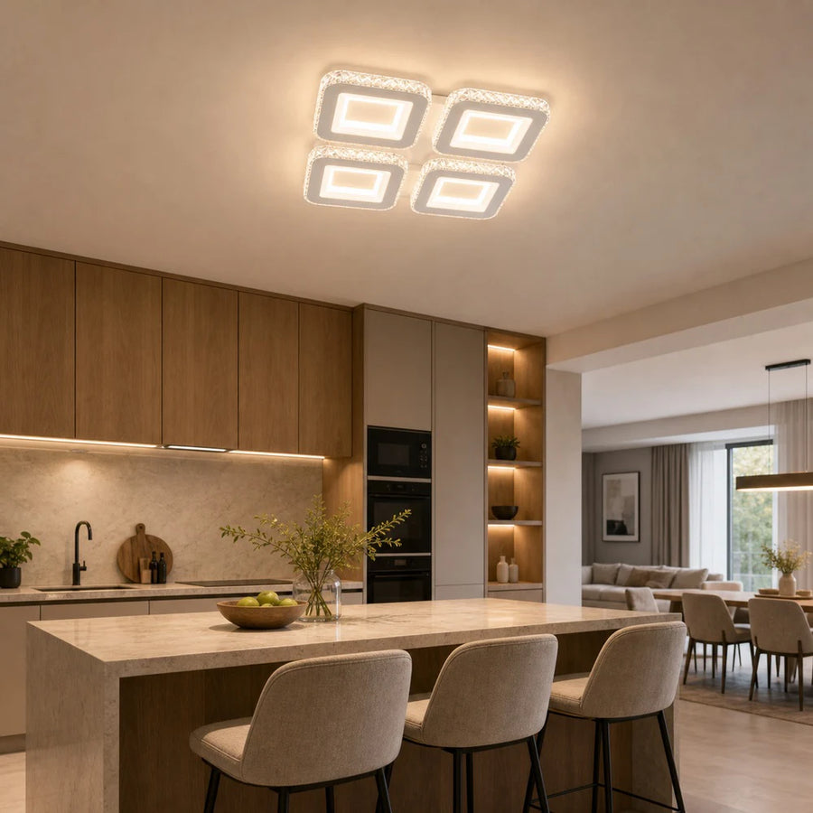 Lustra LED cu telecomanda si cristal LEILA RGB 69W, 4 Patrate, lumina Rece/Calda/Neutra, Dimabila, Alb - 10_LT078-4WH.png