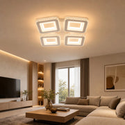 Lustra LED cu telecomanda si cristal LEILA RGB 69W, 4 Patrate, lumina Rece/Calda/Neutra, Dimabila, Alb - 11_LT078-4WH.png