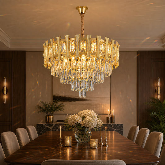Lampadario di cristallo HAMPTON Elegance 8x E14, diametro 49 cm, oro lucido, altezza regolabile - 12_CC8926-500GDT.png