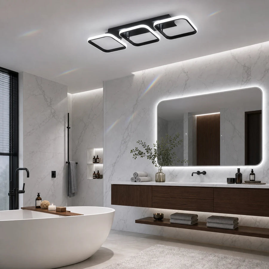 Lampadario LED VERTEX 34W, 3 quadrati, Lineare, Luce fredda/calda/neutra, Nero - 12_LL770-3BK.png