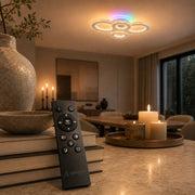 Lustra LED cu telecomanda si cristal NOVA ROTONDA RGB 82W, 4 Cercuri, lumina Rece/Calda/Neutra, Dimabila, Crom - 12_LT075-4.png