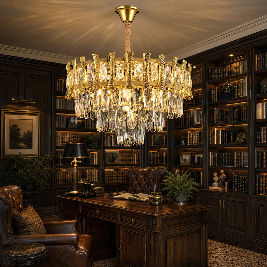 Lampadario di cristallo HAMPTON Elegance 8x E14, diametro 49 cm, oro lucido, altezza regolabile - 14_CC8926-500GDT.png