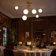 Lampadario con paralume rotondo, cupola PENTHOUSE, 6x G9, oro, metallo - 14_LC825GD.png