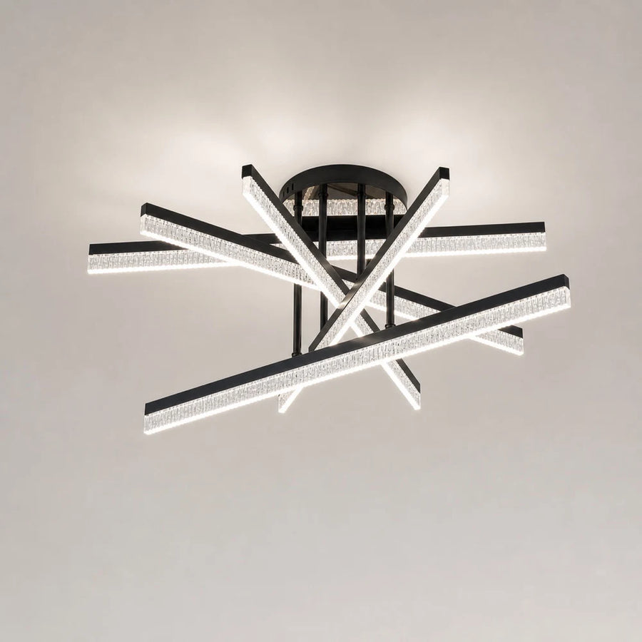Lustra LED cu Telecomanda LT179/5BK, 68W, 5 Elemente, Lumina Rece/Clada/Neutra, Dimabila, Negru - 15_LT179-5BK.png