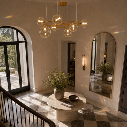 VENERE Luce Lampadario, 3 Cerchi, 7xG9, Oro, Metallo, Altezza Regolabile - 08_LC811-7.png