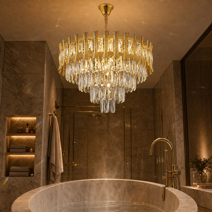 Lampadario di cristallo HAMPTON Eleganza 8x E14, diametro 49 cm, oro lucido, altezza regolabile - 16_CC8926-500GDT.png