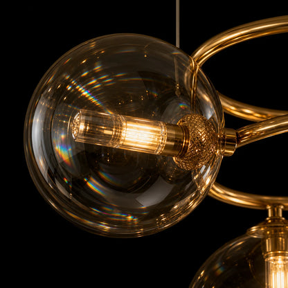 VENERE Luce Lampadario, 3 Cerchi, 7xG9, Oro, Metallo, Altezza Regolabile - 11_LC811-7.png
