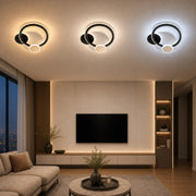 Lampadario LED in cristallo PRISMIQ 45W, 3 Cerchi, Luce Fredda/Calda/Neutra, Nero - 10_LL654-300BK.png