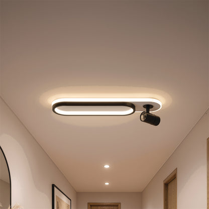 Lampadario LED con Proiettore Orientabile FISSO Camilla 49W, luce 3000/4000/6000k, Lampadari LED Nero Titolo predefinito Alessandro Design