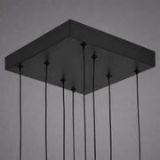 Lampadario LED con Telecomando, Sospensione 96W, 4 Elementi, Luce Fredda/Calda/Neutra, Dimmerabile, Altezza Regolabile, Nero Lampadari LED con Telecomando Titolo predefinito Alessandro Design