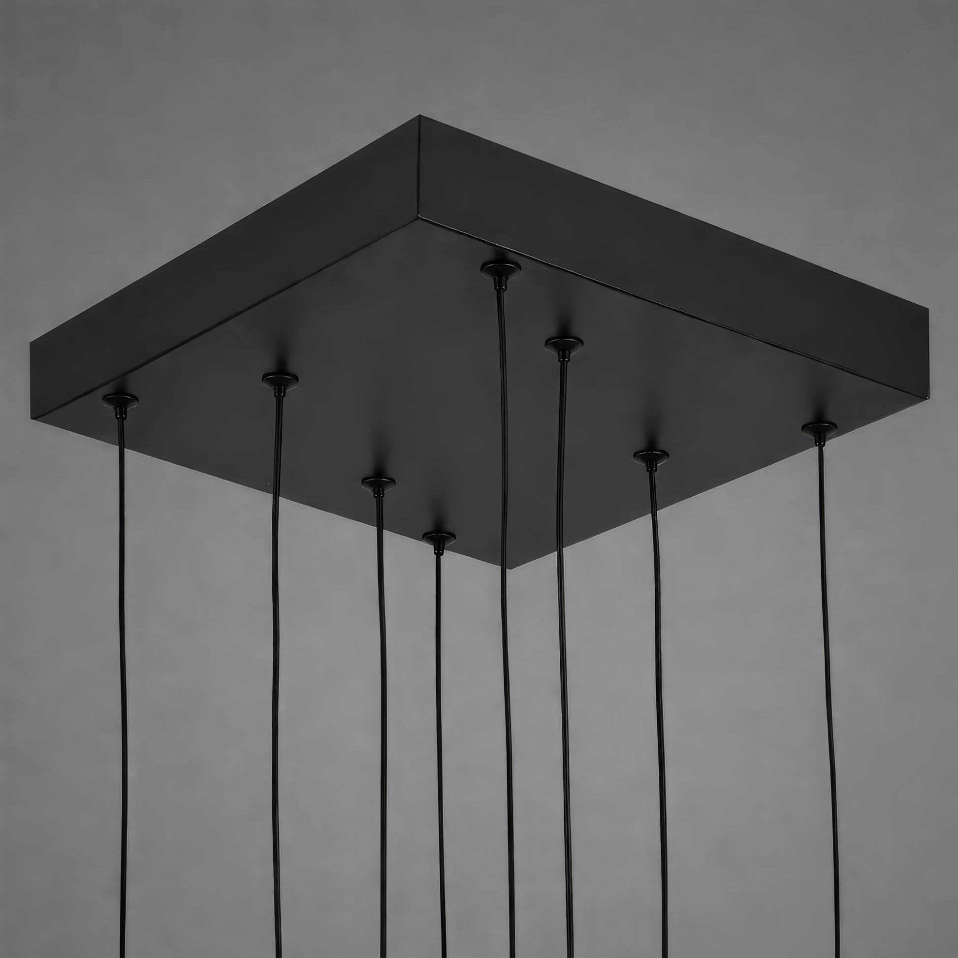 Lampadario LED con Telecomando, Sospensione 96W, 4 Elementi, Luce Fredda/Calda/Neutra, Dimmerabile, Altezza Regolabile, Nero Lampadari LED con Telecomando Titolo predefinito Alessandro Design