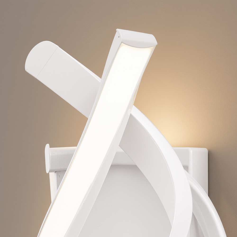 Lampada da parete Reid LED 13W, Luce Fredda/Calda/Neutra, Bianco Lampade da parete per interni Titolo predefinito Alessandro Design