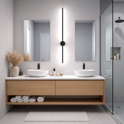Applique LED Angelique 24W Nero Bianco Applique per interni Titolo predefinito Alessandro Design