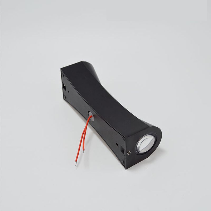 Applique LED per Esterni e Interni AX220, 2 Sorgenti x 10W, Metallizzato, Nero, 3000K Applique da Esterno Titolo predefinito Alessandro Design