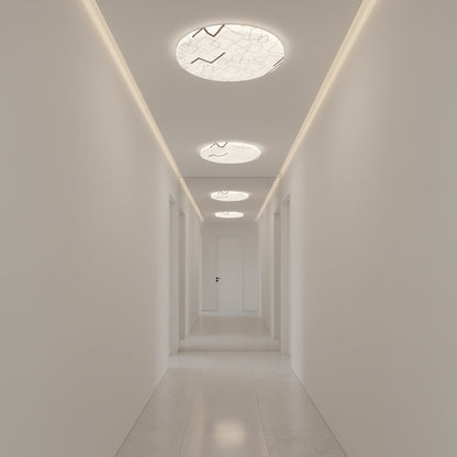 Plafoniera LED 23 cm, 22W, 3000K / 4000K / 6000K, Bianco, Metallo e Acrilico Plafoniere LED Titolo predefinito Alessandro Design