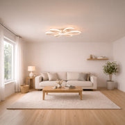 Lampadario a LED con telecomando ELIZA, 63W, Luce Fredda/Calda/Neutra, Dimmerabile, Lampadario a LED Bianco con telecomando Titolo predefinito Alessandro Design