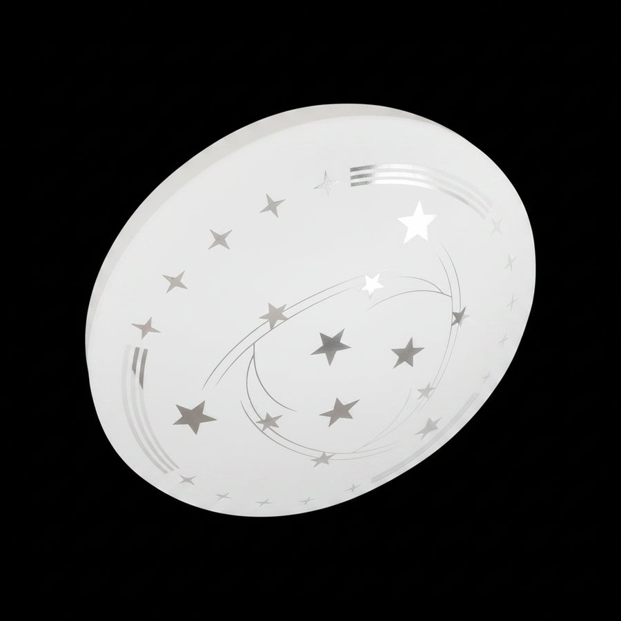 Plafoniera LED Star 23 cm, 22W, 3000K / 4000K / 6000K, Plafoniere LED bianche, in metallo e acrilico Titolo predefinito Alessandro Design