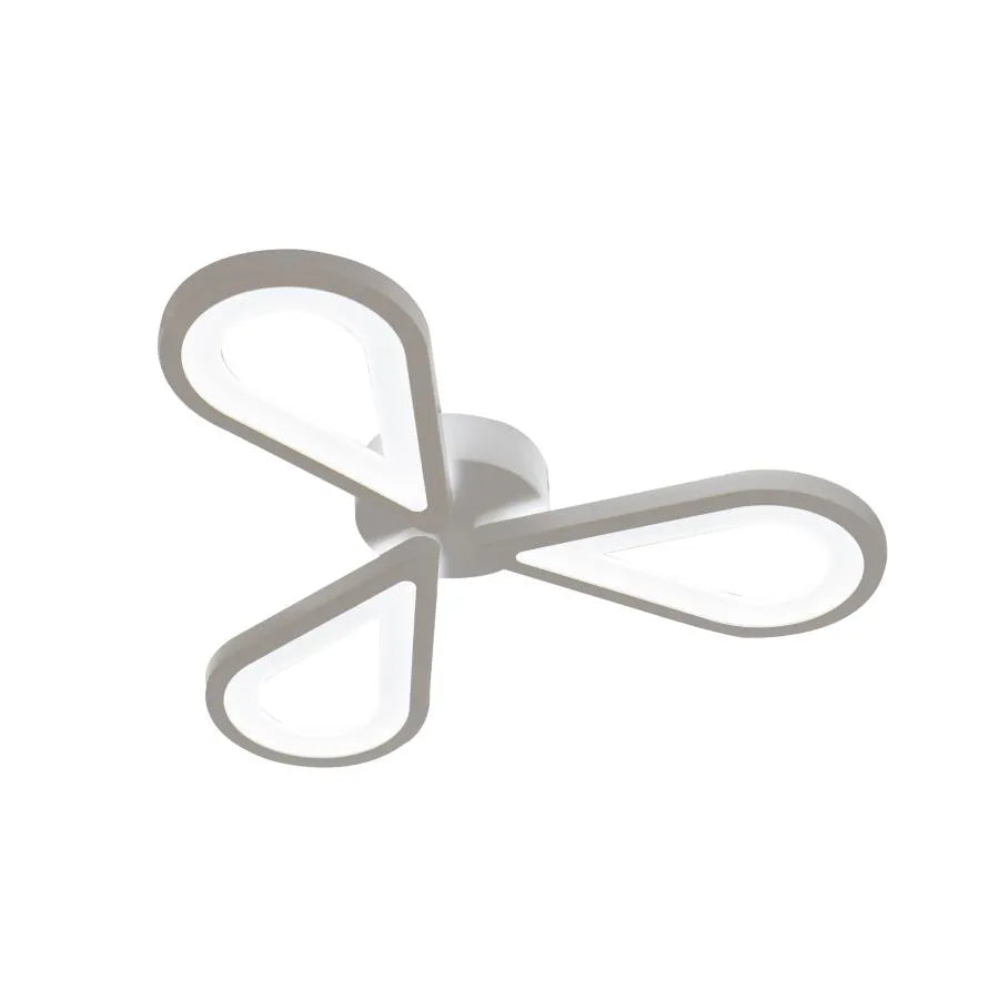 Lampadario LED AURALIUS 18W, 3 Petali, Luce Neutra, 4000K, Lampadari LED Applicati Bianco Titolo predefinito Alessandro Design