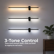 Applique LED Angelique 24W Nero Bianco Applique per interni Titolo predefinito Alessandro Design