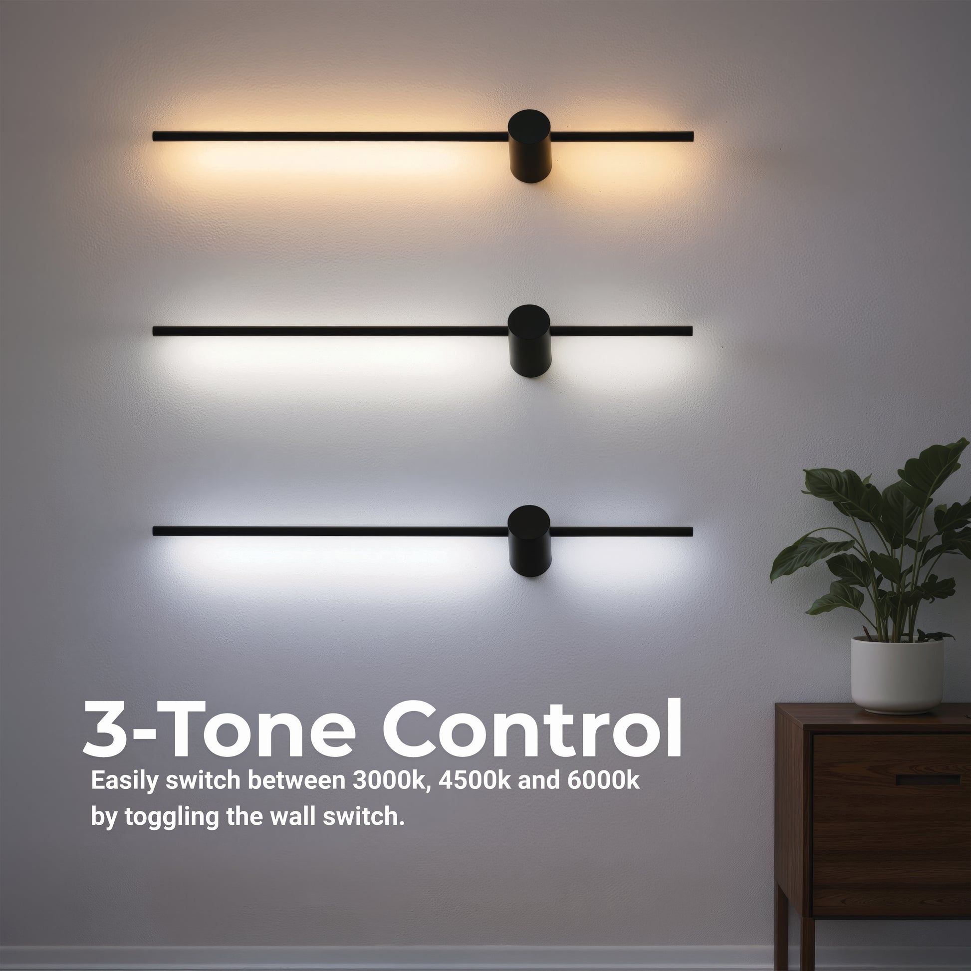 Applique LED Angelique 24W Nero Bianco Applique per interni Titolo predefinito Alessandro Design