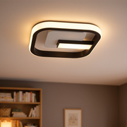 Lustra LED VICTORIA 19W, Patrata, lumina Rece/Calda/Neutra, Negru, Alb Lustra LED Default Title Alessandro Design