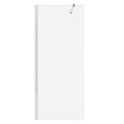 Parete doccia walk-in 90x195 cm, vetro di sicurezza 8 mm, trasparente, profilo metallico resistente Cabina doccia Titolo predefinito Alessandro Design