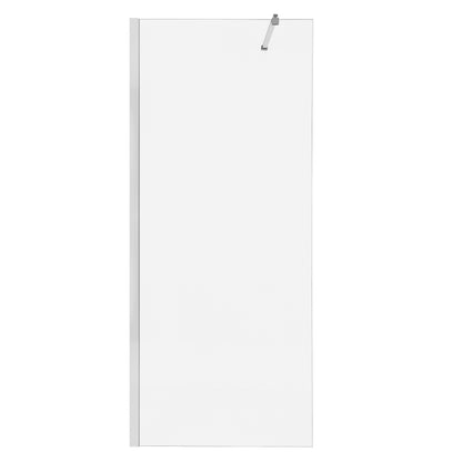 Parete doccia walk-in 90x195 cm, vetro di sicurezza 8 mm, trasparente, profilo metallico resistente Cabina doccia Titolo predefinito Alessandro Design