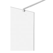 Parete doccia walk-in 90x195 cm, vetro di sicurezza 8 mm, trasparente, profilo metallico resistente Cabina doccia Titolo predefinito Alessandro Design