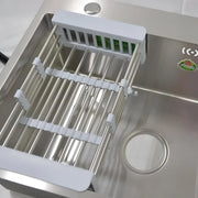 Lavello da cucina in acciaio inox 60x45x21 cm, acciaio inox spazzolato Titolo predefinito Alessandro Design