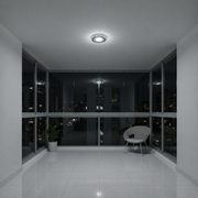 ORBITA Spot LED, 5W, Rotondo, Luce Fredda + RGB, Spot LED Bianco, Resina e Vetro Titolo predefinito Alessandro Design