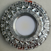 ORBITA Spot LED, 5W, Rotondo, Luce Fredda + RGB, Spot LED Bianco, Resina e Vetro Titolo predefinito Alessandro Design