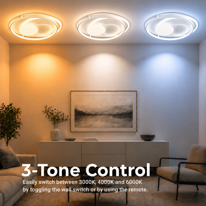 Lustra LED cu telecomanda ASTERA, Forma Ovala, 85W, lumina Rece/Calda/Neutra, Dimabila, Alb