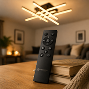 Lampadario LED con Telecomando LINEX, 81W, 6 Elementi, Lineare, Luce Fredda/Calda/Neutra, Dimmerabile, Nero Lampadari LED con Telecomando Titolo predefinito Alessandro Design