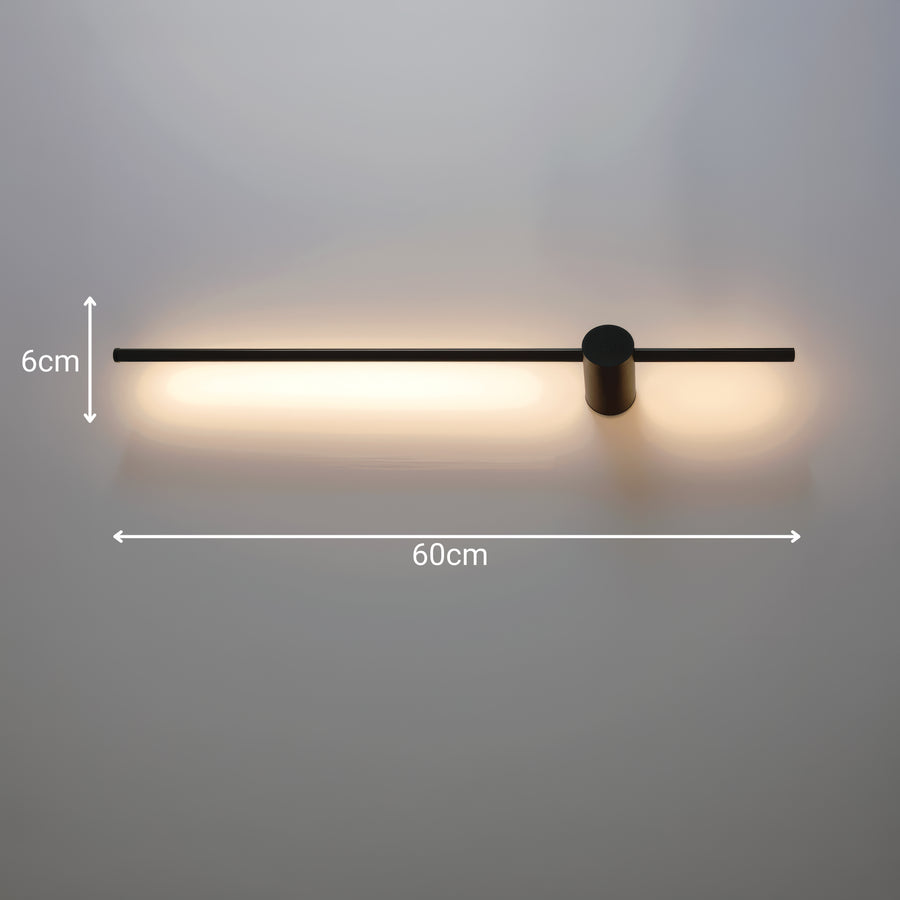 Applique LED Angelique 24W Nero Bianco Applique per interni Titolo predefinito Alessandro Design