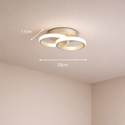 Lampadario LED VERTEX CIRCULA 21W, 2 Cerchi, Strutture in Metallo, Luce Fredda/Calda/Neutra, Lampadari LED Bianchi Titolo predefinito Alessandro Design