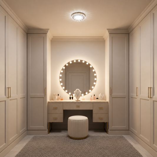 ORBITA Spot LED, 5W, Rotondo, Luce Fredda + RGB, Spot LED Bianco, Resina e Vetro Titolo predefinito Alessandro Design