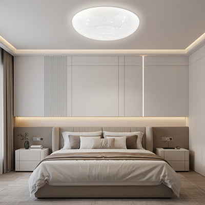 Plafoniera LED 35 cm, 31W, 3000K / 4000K / 6000K, Bianco, Metallo e Acrilico