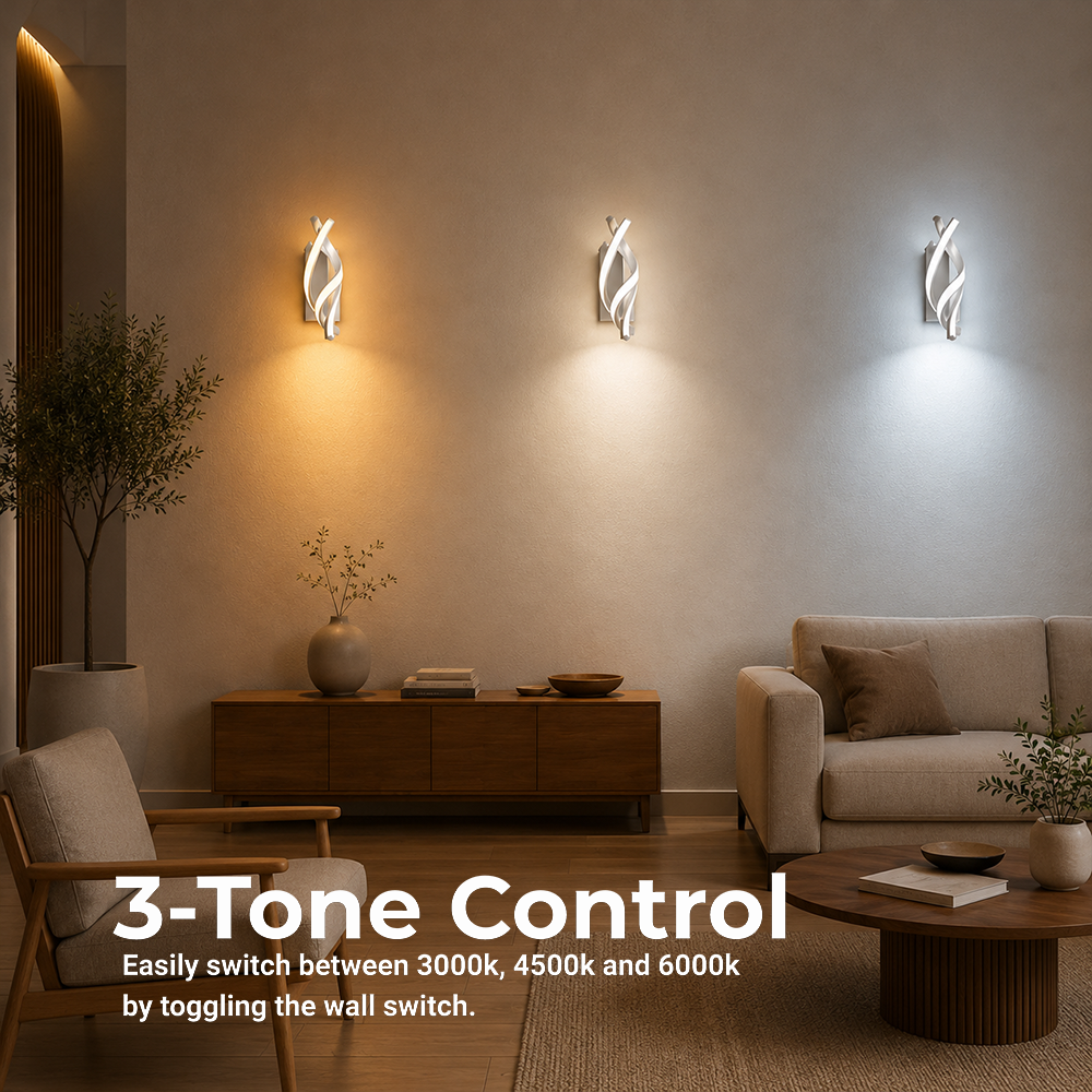 Lampada da parete Reid LED 13W, Luce Fredda/Calda/Neutra, Bianco Lampade da parete per interni Titolo predefinito Alessandro Design
