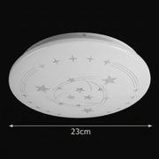 Plafoniera LED Star 23 cm, 22W, 3000K / 4000K / 6000K, Plafoniere LED bianche, in metallo e acrilico Titolo predefinito Alessandro Design