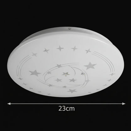 Plafoniera LED Star 23 cm, 22W, 3000K / 4000K / 6000K, Plafoniere LED bianche, in metallo e acrilico Titolo predefinito Alessandro Design