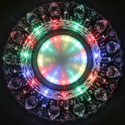 ORBITA Spot LED, 5W, Rotondo, Luce Fredda + RGB, Spot LED Bianco, Resina e Vetro Titolo predefinito Alessandro Design