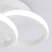 Lampadario LED VERTEX CIRCULA 21W, 2 Cerchi, Strutture in Metallo, Luce Fredda/Calda/Neutra, Lampadari LED Bianchi Titolo predefinito Alessandro Design