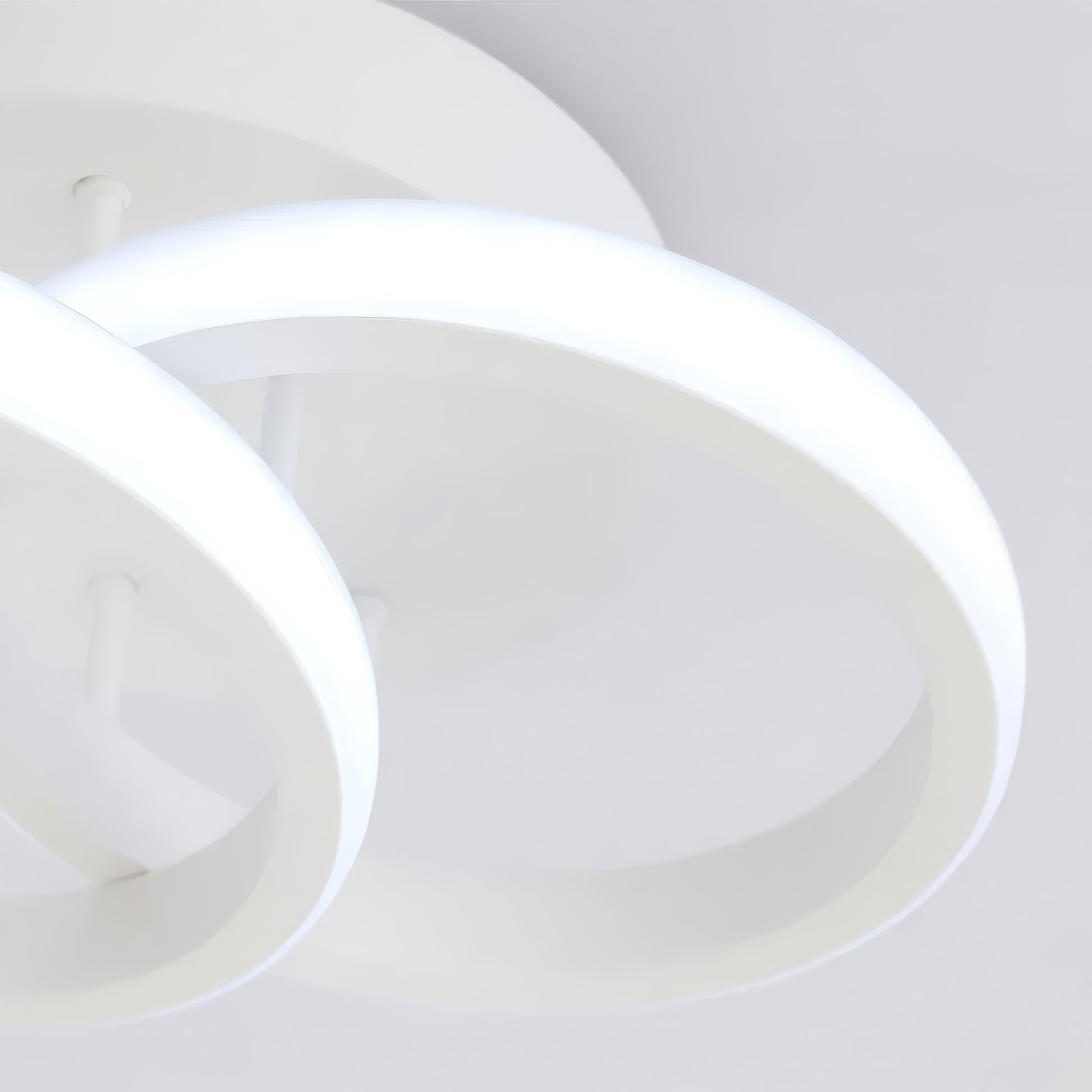 Lampadario LED VERTEX CIRCULA 21W, 2 Cerchi, Strutture in Metallo, Luce Fredda/Calda/Neutra, Lampadari LED Bianchi Titolo predefinito Alessandro Design
