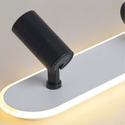 Lampadario LED con Proiettore Orientabile FISSO Camilla 49W, luce 3000/4000/6000k, Lampadari LED Nero Titolo predefinito Alessandro Design