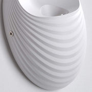 Lampada da parete per esterni Shell, 5W, 3000K, Lampada da parete per esterni bianca Titolo predefinito Alessandro Design