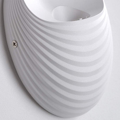 Lampada da parete per esterni Shell, 5W, 3000K, Lampada da parete per esterni bianca Titolo predefinito Alessandro Design