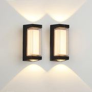 Applique da esterno LED AX151BK 8W Nero Applique da esterno Titolo predefinito Alessandro Design